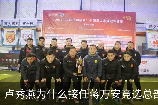 卢秀燕为什么接任蒋万安竞选总部的主委？