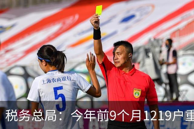 税务总局：今年前9个月1219户重大税收违法失信主体缴清税款等13.55亿元后，实现信用修复