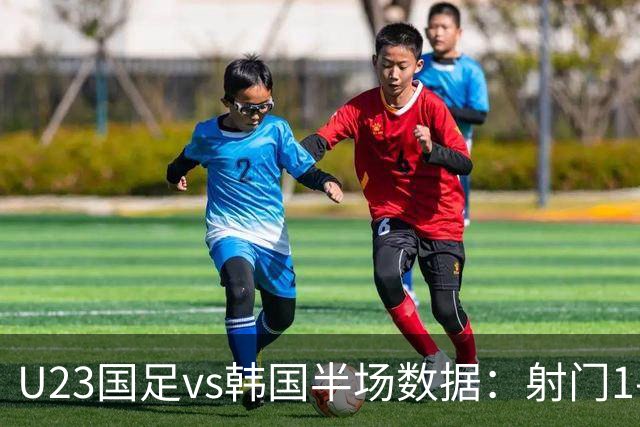 U23国足vs韩国半场数据：射门1-4射正1-4，控球33%-67%，各染一黄